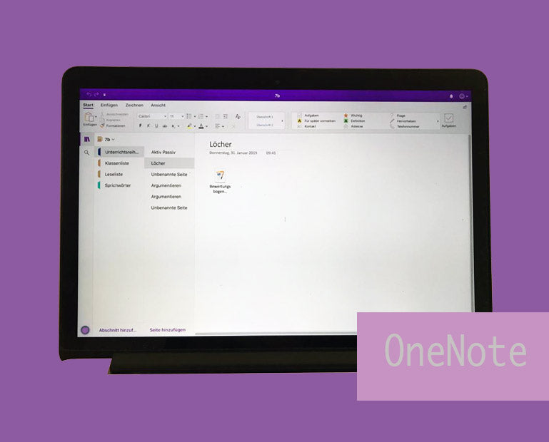 One Note – das digitale Notizbuch für den Unterricht